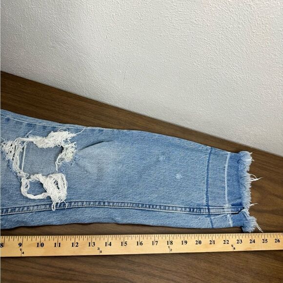 Abercrombie & fitch high rise mom jean women’s size 27 blue - Picture 10 of 10